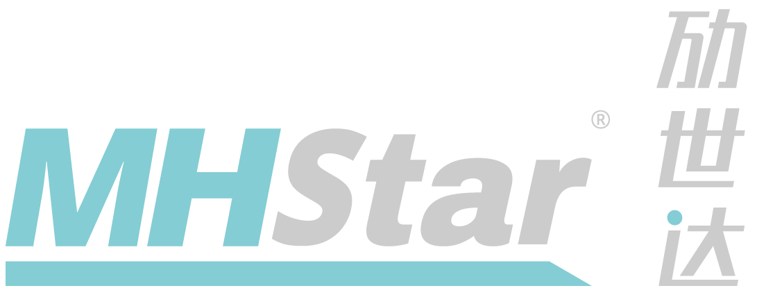 MHStar White Logo